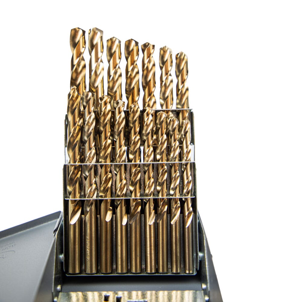 29-Piece 8 Percent Cobalt Drill Bit Set (1/16 in - 1/2 in x 64ths)